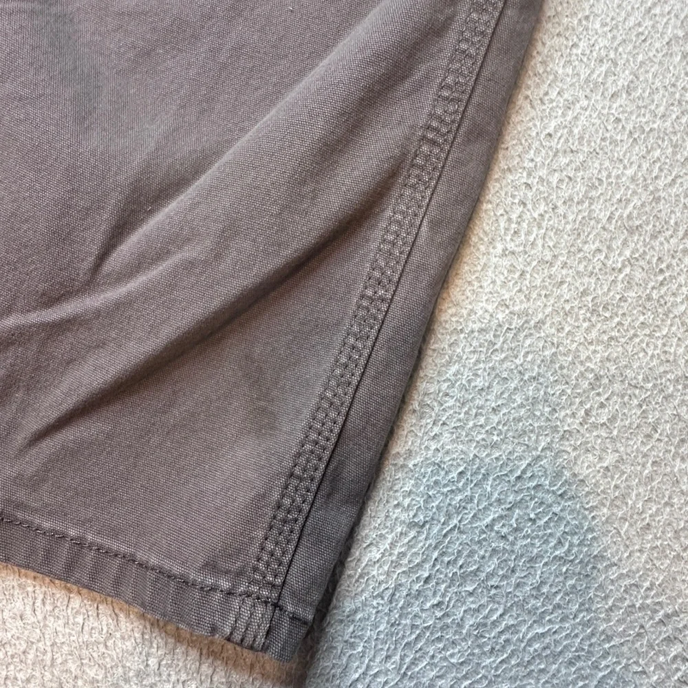 Ariat M4 Pants Mens 36x36 Grey Rebar Relaxed Straight Tough Canvas Utility Work